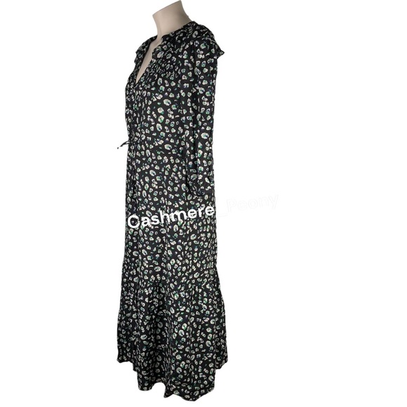 ba&sh Bowie Printed Midi Dress XS - Picture 4 of 12